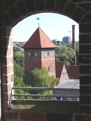 Ansicht Turm: Immobilien Lüneburg: Baudenkmal, Verkauf Turm / Wasserturn in Lüneburg, Denkmalschutz