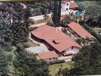 Luftbild Luxus Villa: Immobilien Brasilien / São Paulo: Verkauf Luxus Villa in geschützter Wohnanlage