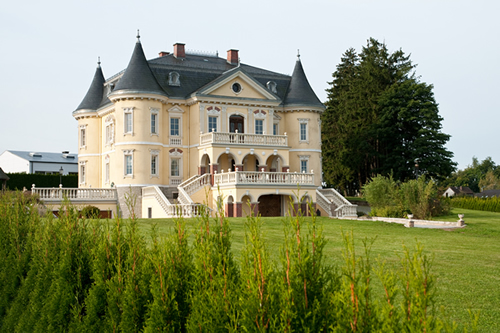 Ansicht Schloss-Villa 